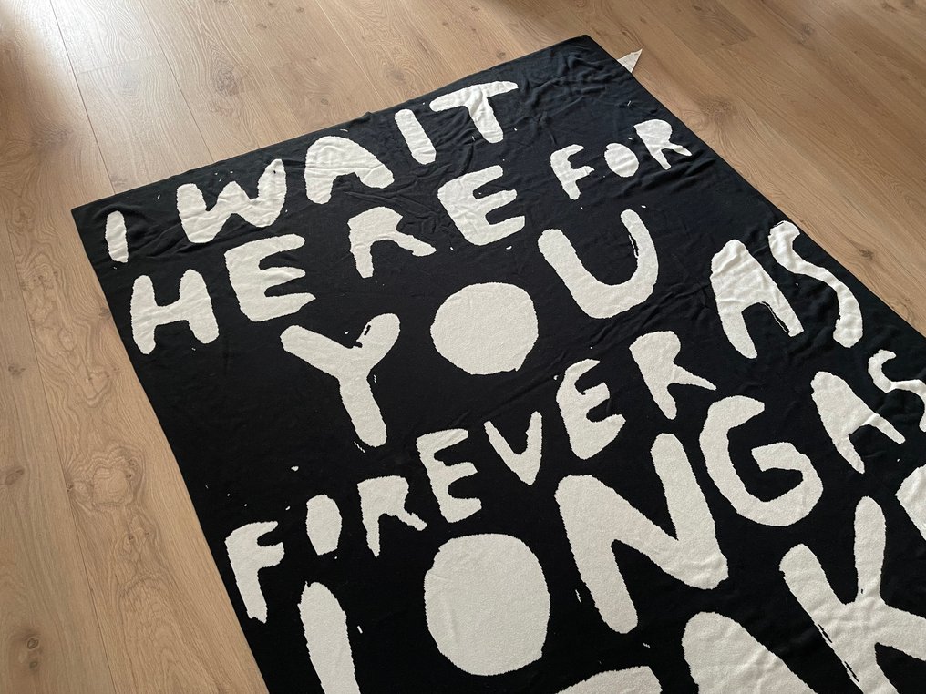 IKEA - Stefan Marx - Blanket  - 130 cm - 160 cm - I wait here for you to throw. #2.1