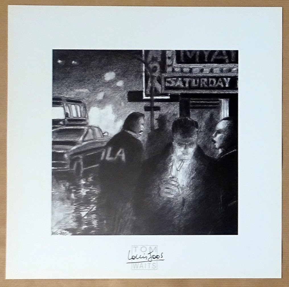 Joos, Götting et Foerster - 3 Offset Print - Tom Waits #2.1