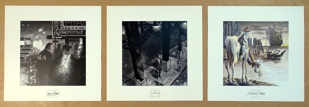 Joos, Götting et Foerster - 3 Offset Print - Tom Waits #1.0