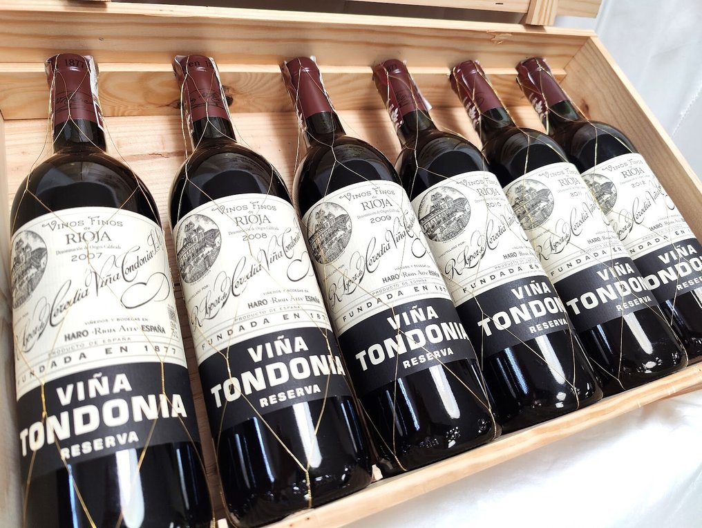 2007, 2008, 2009, 2010, 2011 & 2012 R. Lopez de Heredia, Viña Tondonia - Rioja Reserva - 6 Bouteilles (0,75 L) #2.1