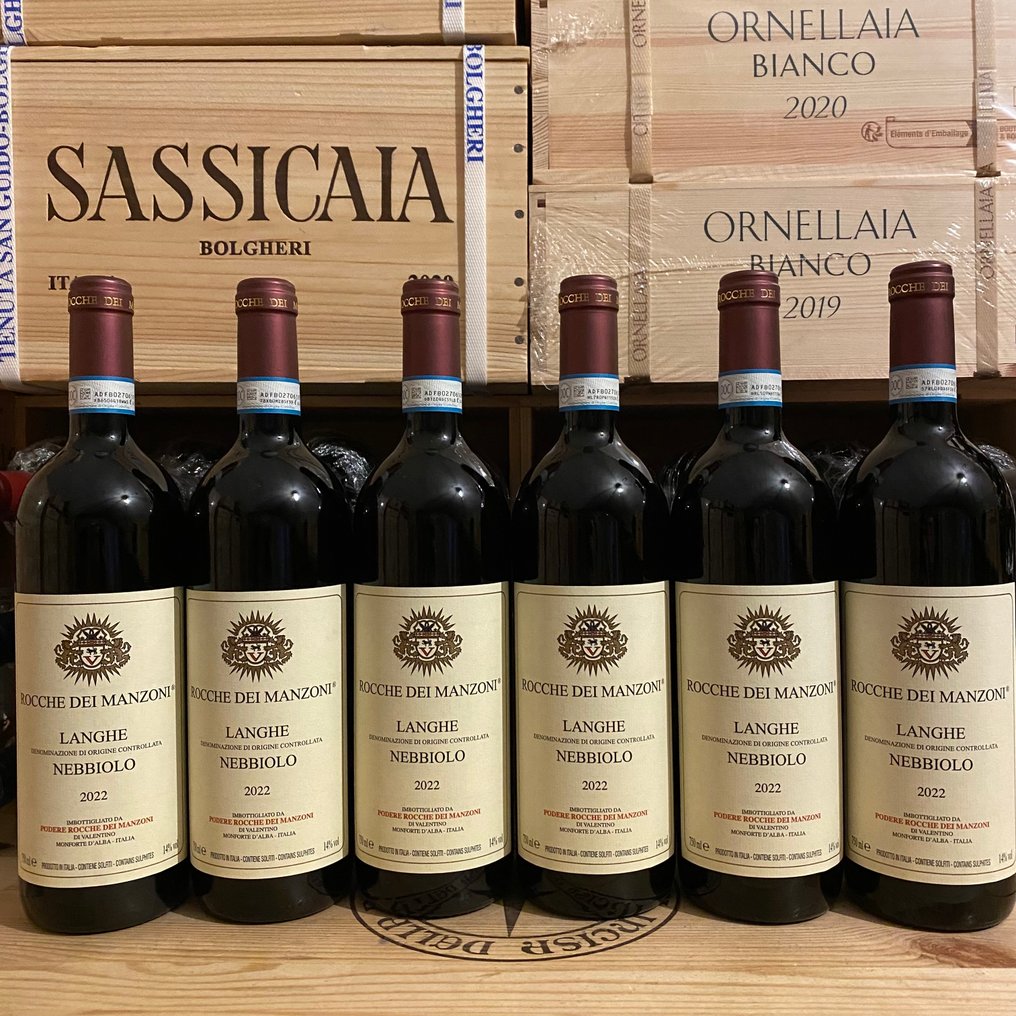 2023 Rocche dei Manzoni, Langhe Nebbiolo - Piedmont DOC - 6 Flasker (0,75 L) #1.0
