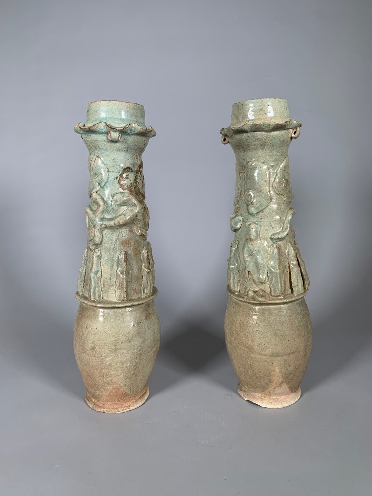 Oldtidens Kina Stentøj Urne funeraire - Nordlige Song-dynasti (960 - 1127 e.Kr.) - 50 cm #1.0