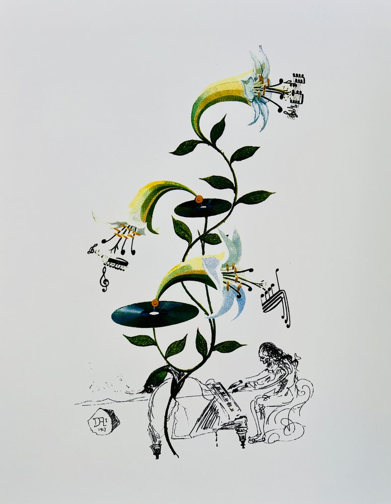 Salvador Dali (1904-1989) - Le Lys Musical #1.0