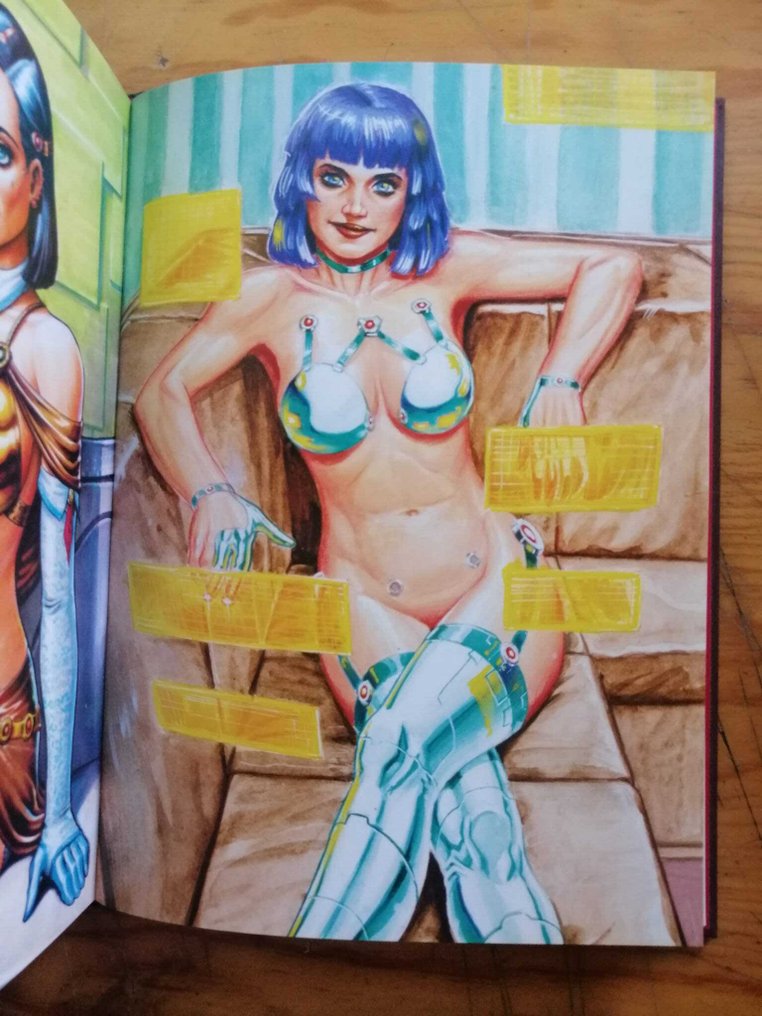 Gambedotti, Atilio - 1 Original colour drawing - Las Chicas de Atilio - Anna - 2013 #4.3