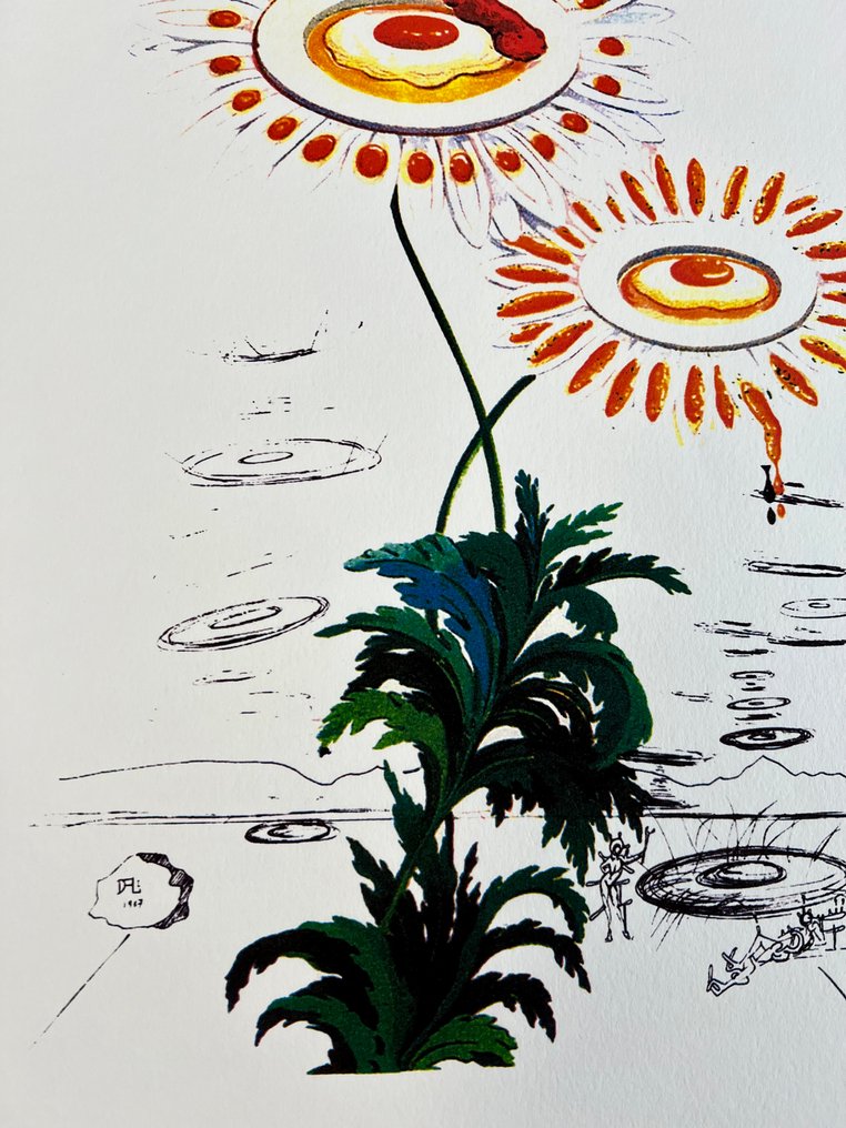 Salvador Dali (1904-1989) - Fried Egg Daisies - Limited Edition #3.2