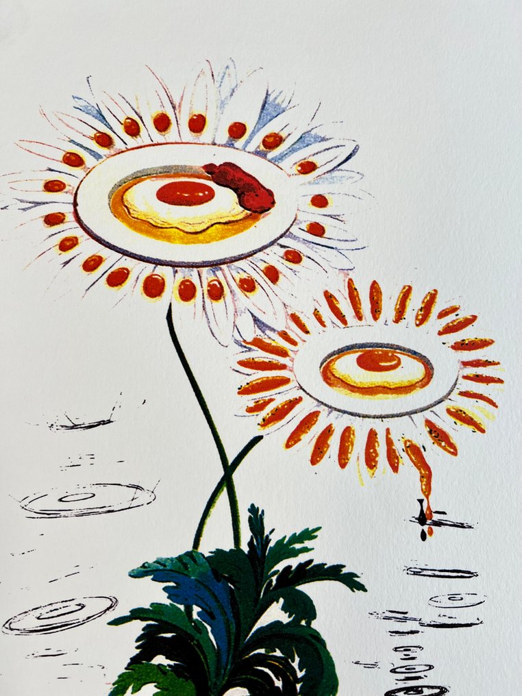 Salvador Dali (1904-1989) - Fried Egg Daisies - Limited Edition #4.3
