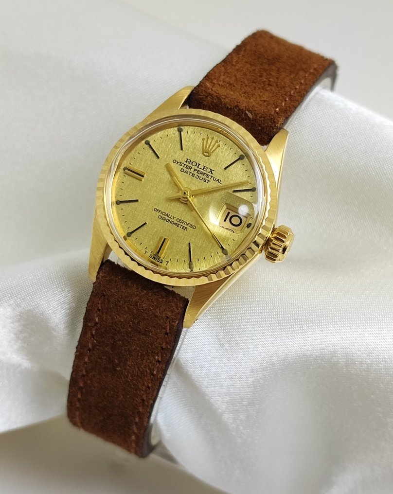 Rolex Datejust 18K 0.750 Yellow Gold Ref. 6517 Women 1969 auction online Catawiki