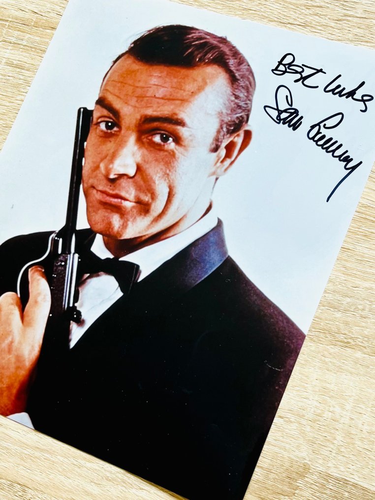 James Bond 007: Dr. No, Sean Connery - Signed in Person - with bbc Certificate - Autograph, photo #2.1