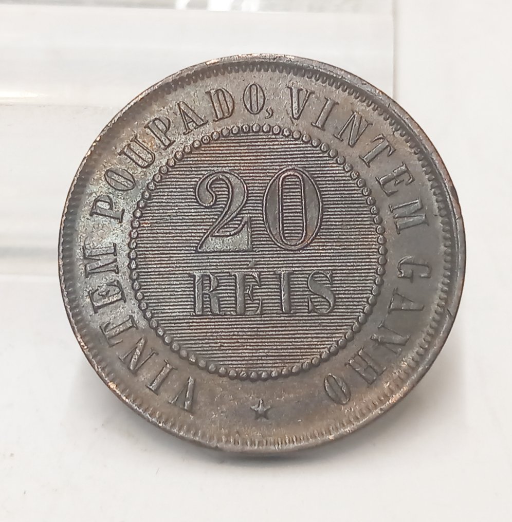 Brasilien. 20  Reis. 1889  (Utan reservationspris) #1.2