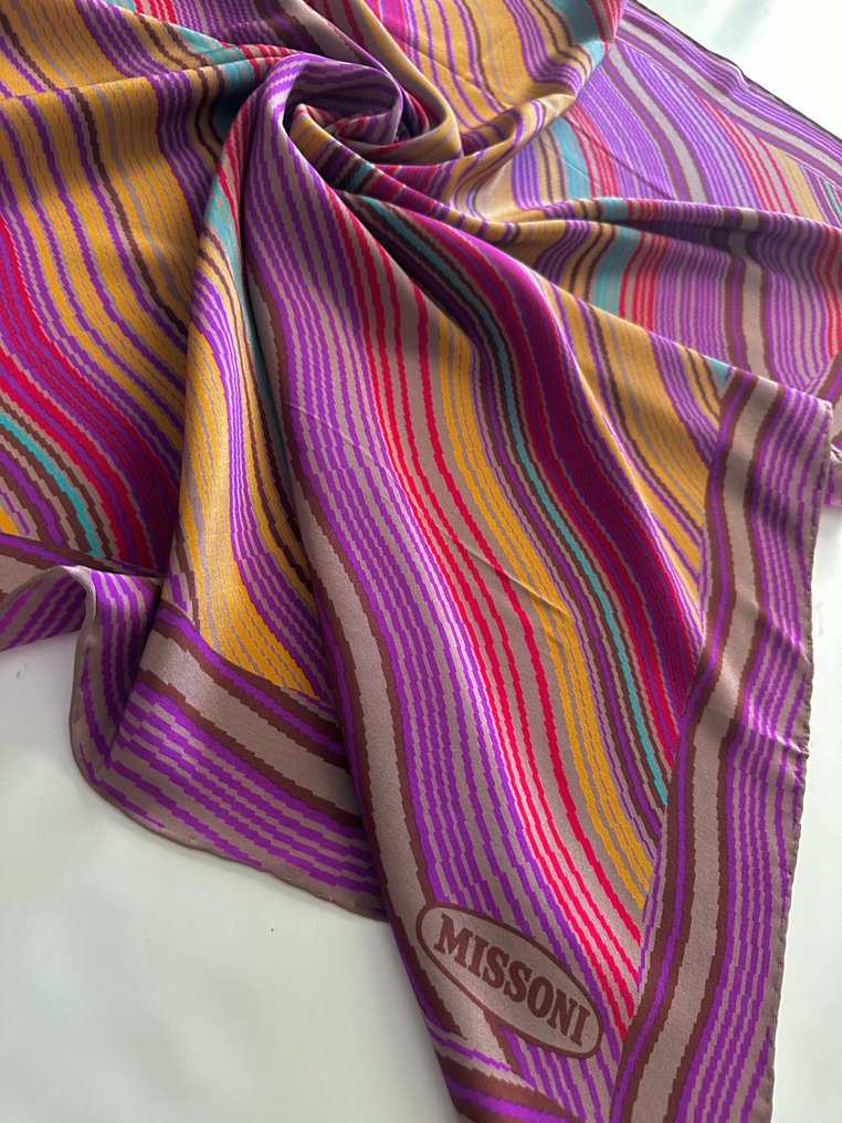 Missoni - Elegante foulard in 100% seta Missoni - 印图开司米围巾 #3.2