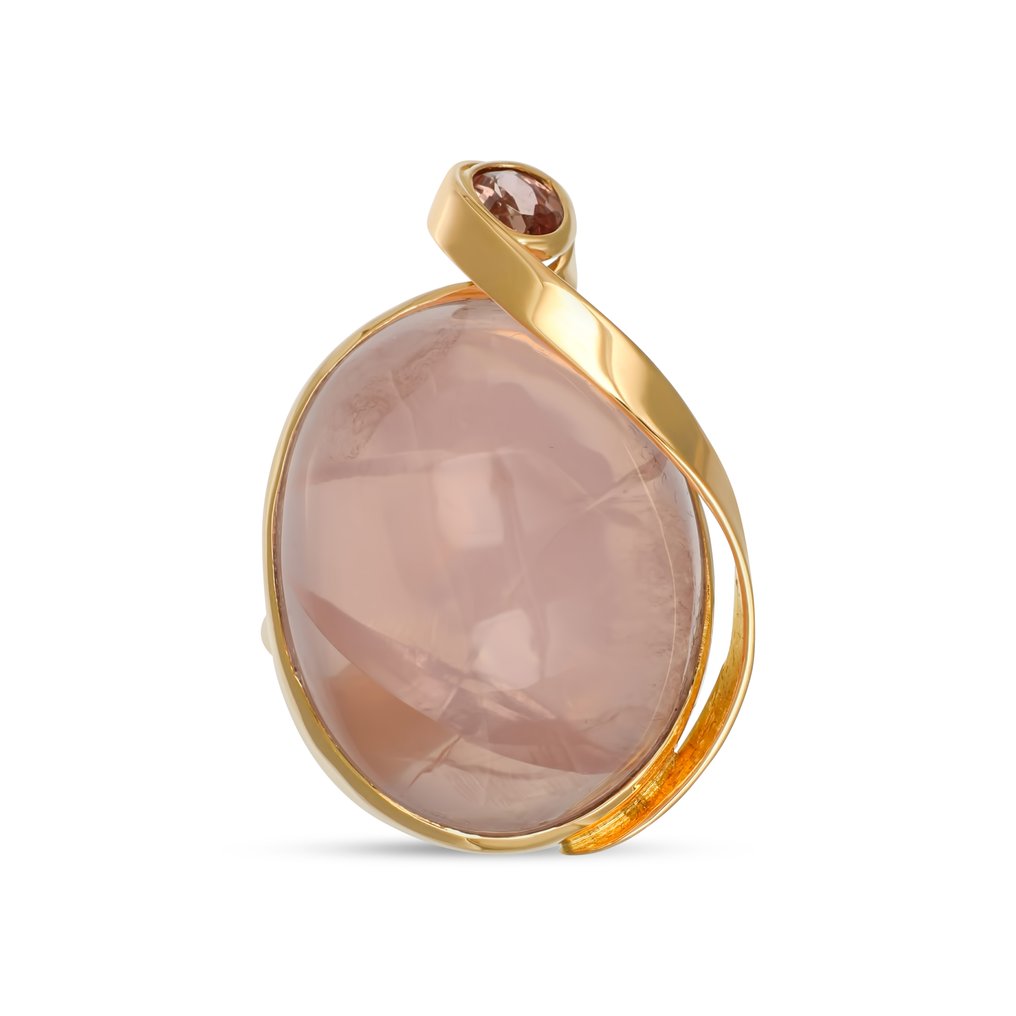 Gyűrű - 18 kt. Sárga arany - 40.50ct. tw. Quartz - Topáz #2.1