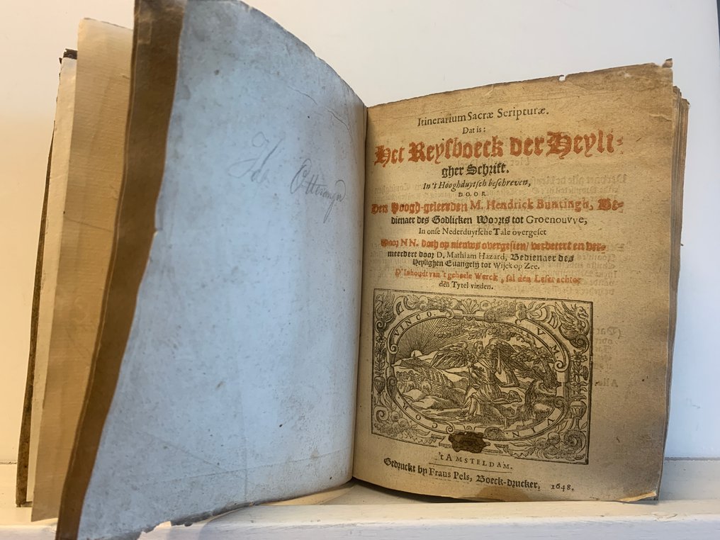 Itinerarium Sacrae Scripturae. Dat is: Een Reys-Boeck der Heyligher Schrift. In ‘t Hoogduytsch - 1648 #1.1