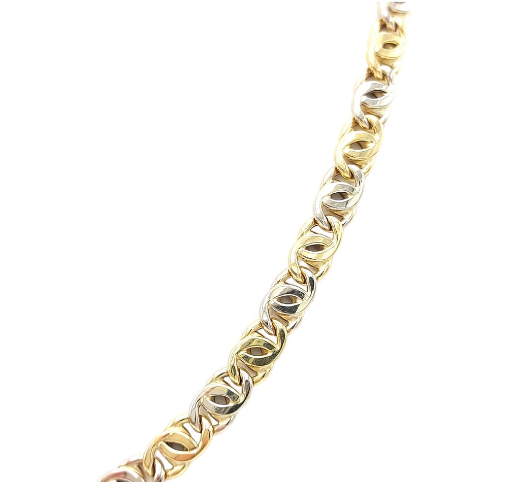 頸鏈 - 18 克拉 黃金, 白金 #2.1