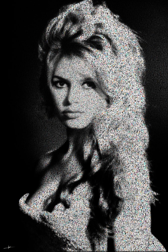David Law (1967) - Crypto Brigitte Bardot III - Format XL 50x75 #1.0