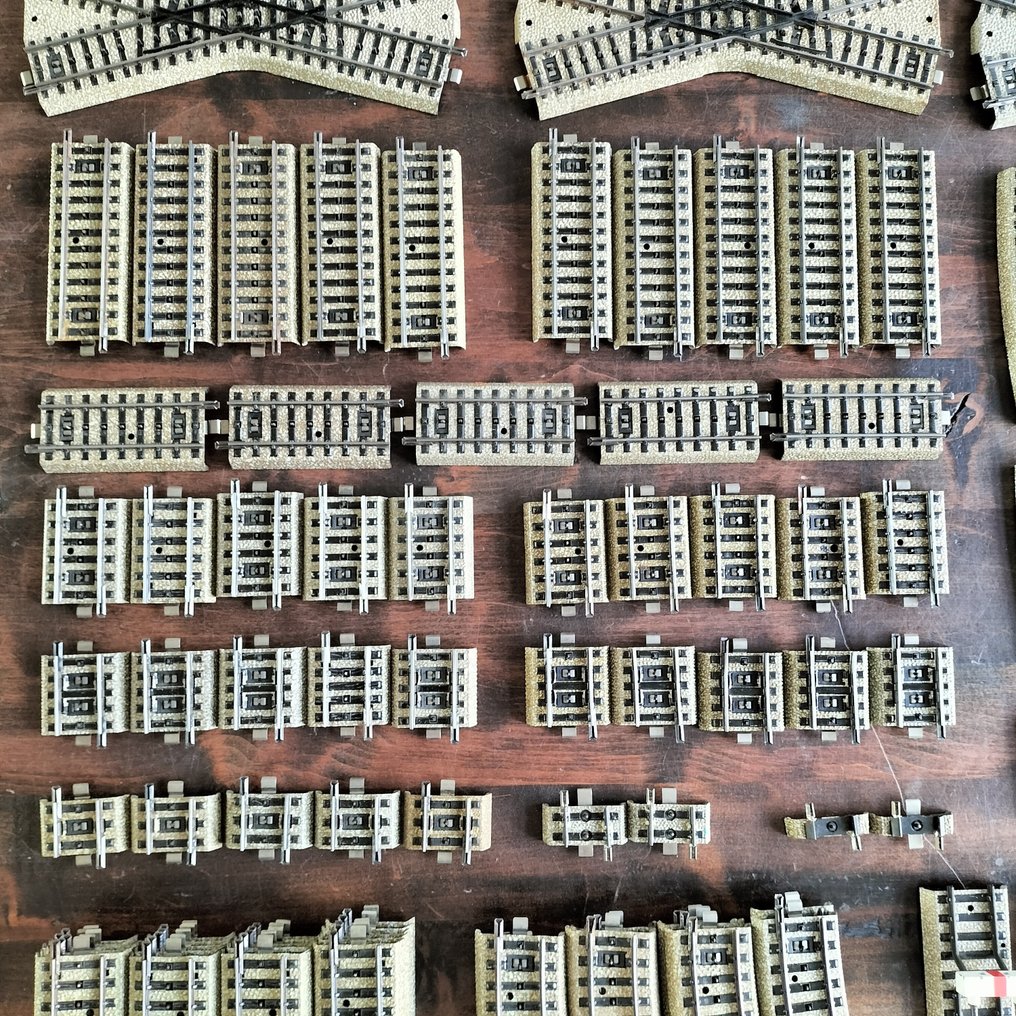 Märklin H0 - 5106 5112 5101 52102 5201 5205 5107 5129 5108 5109 5110 7190 - Model train tracks (101) - M-rails, adapters, and more #4.3
