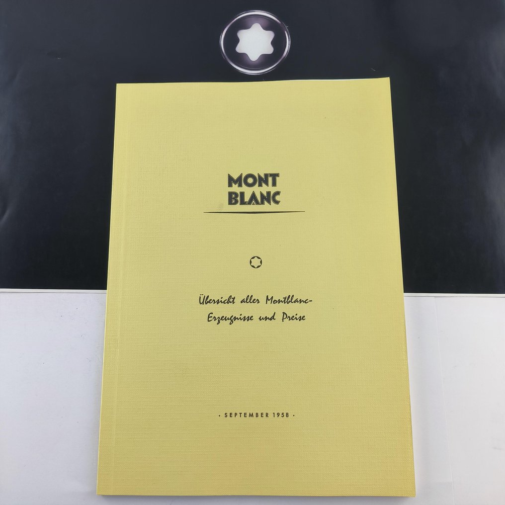 Montblanc / Simplo GmbH - 1958 Montblanc / Übersicht aller Montblanc Erzeugnisse und Preise / Overview of all Montblanc - No Reserve Price - 1958 #2.1