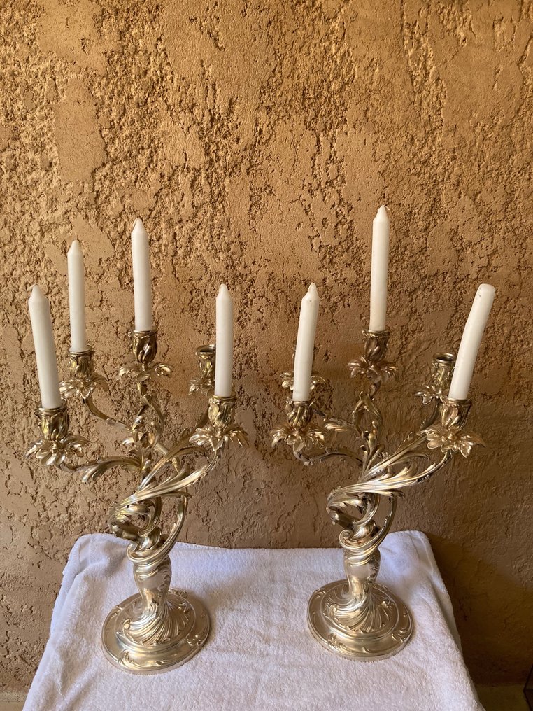 Christofle - Set da caffè (2) - Marly - Bronzo argentato #3.2