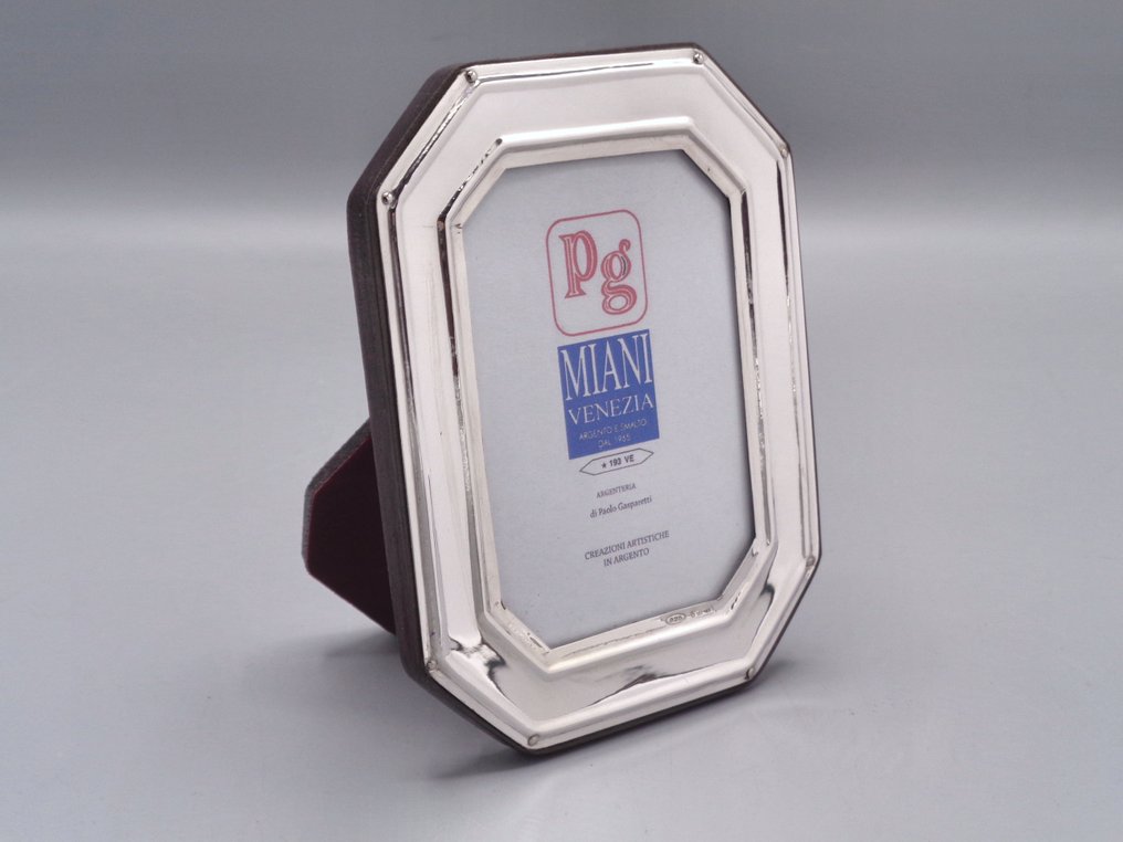 PG-Miani Argenteria - Portaritratti - .925 argento - Ottagonale 6x9 #3.2