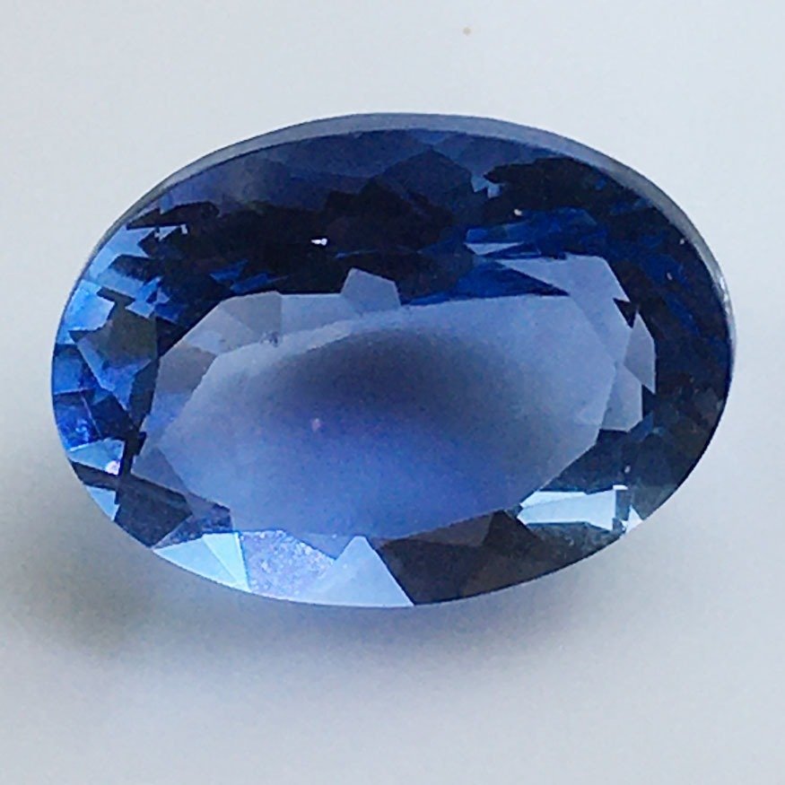 没有保留价 - 1 pcs  蓝色, 紫罗兰色 萤石  - 8.85 ct - 国际宝石研究院（IGI） - 天然萤石 #2.1