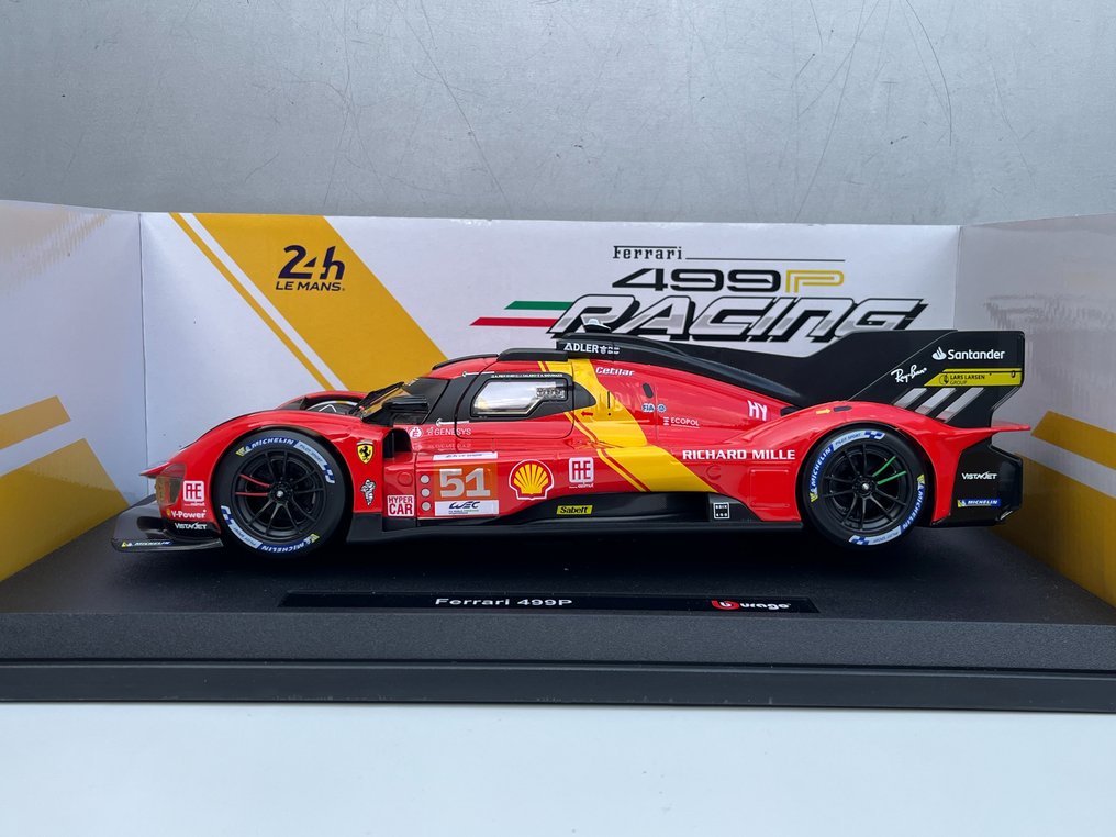 Bburago 1:18 - Model race car - Ferrari 499 P - Brand new in box! Winner of Le Mans 2023! NO RESERVE! #4.3