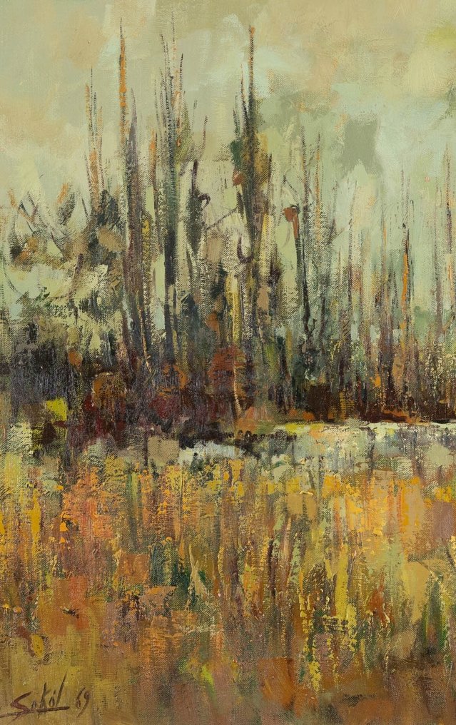 Jacques Sokol (1933-2023) - Paysage automnal #4.3