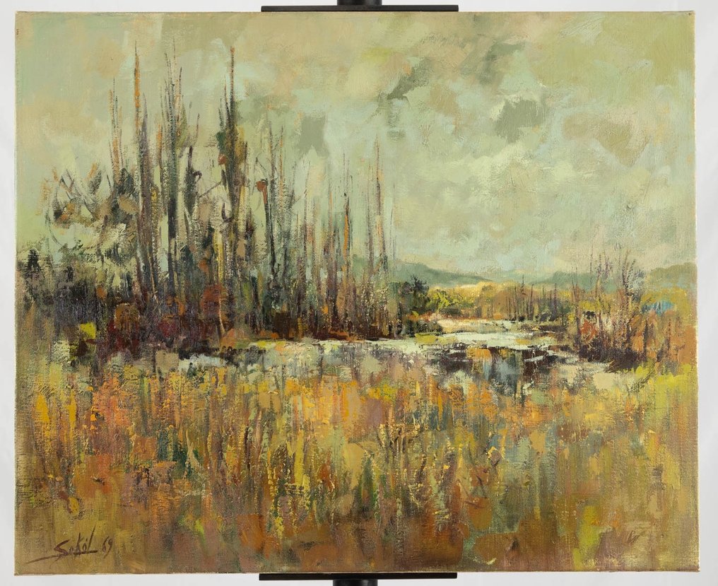 Jacques Sokol (1933-2023) - Paysage automnal #2.1