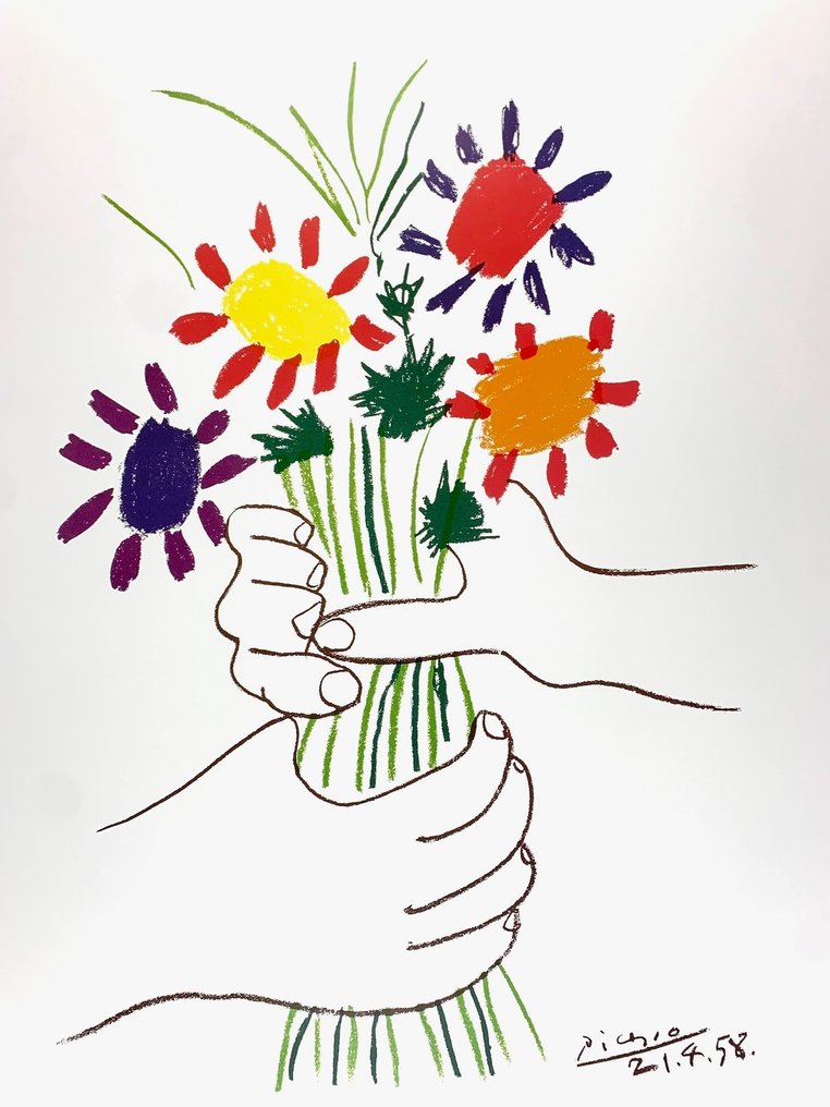 Pablo Picasso (1881-1973) (after) - Bouquet, 1958 #3.2