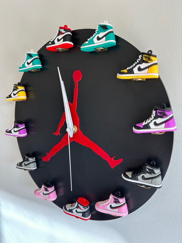 Wall clock - Nike Jordan Publicitário Vintage - Plastic, Rubber - 2010-2020 #1.0