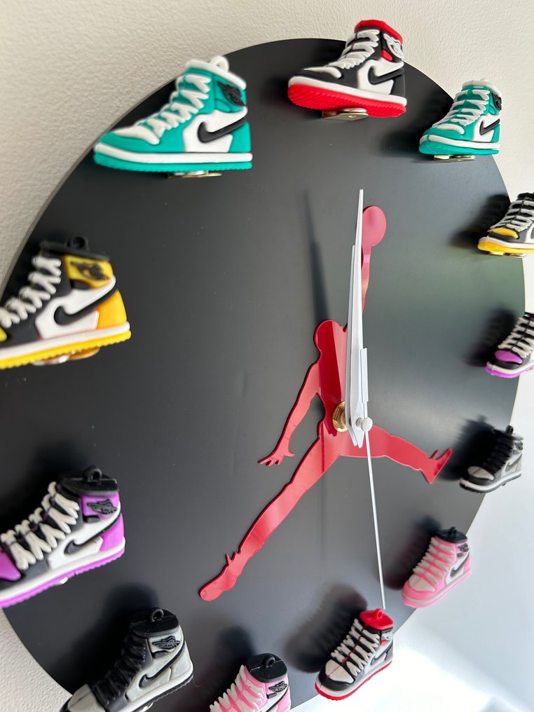 Wall clock - Nike Jordan Publicitário Vintage - Plastic, Rubber - 2010-2020 #4.3