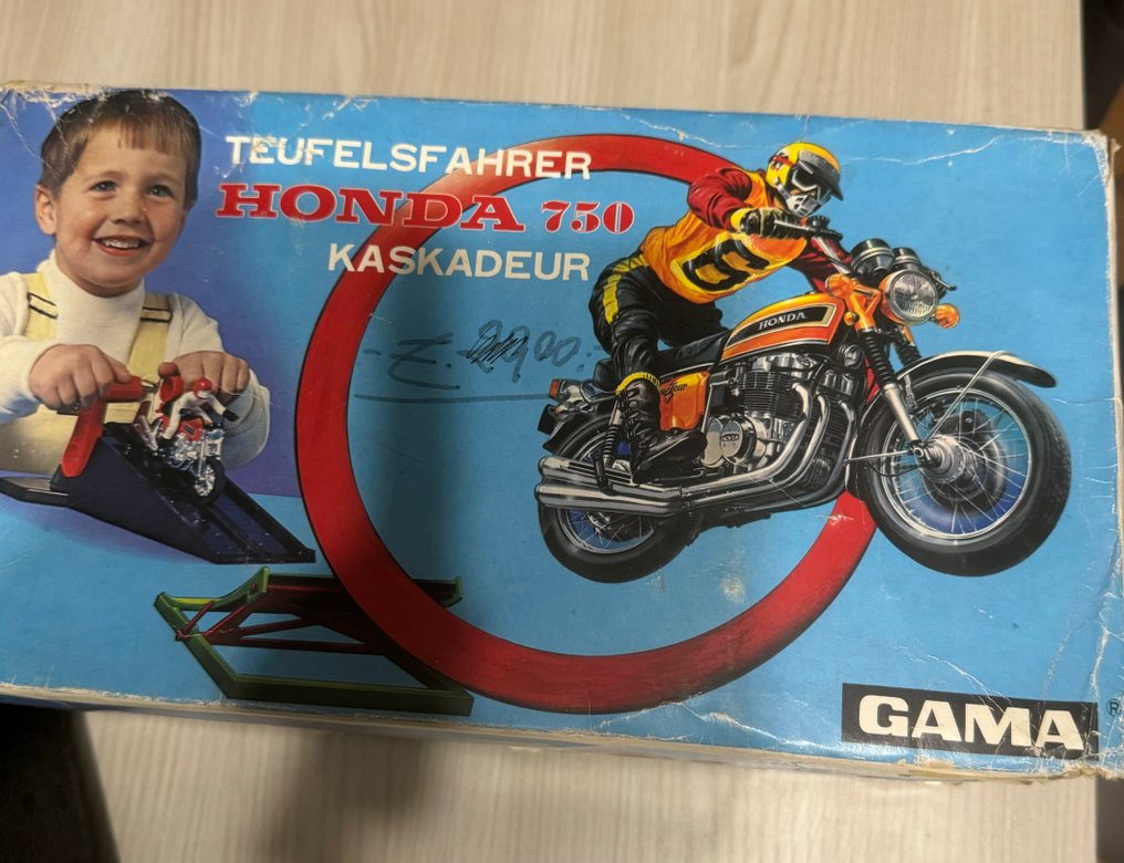 Gama - Brinquedo n. 3050 Honda 750 stunt motorcycle scala 1/16 - 1980-1990 - Alemanha #1.1