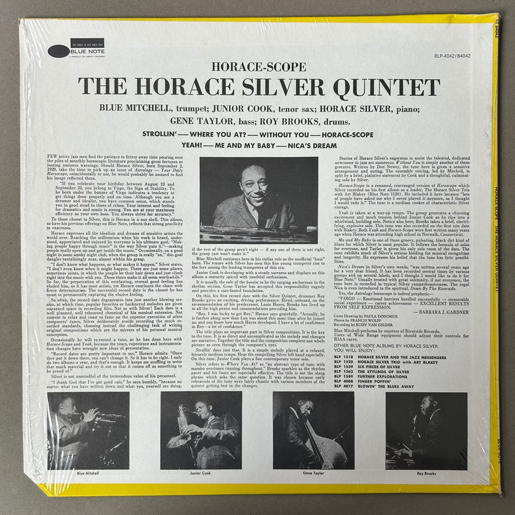 Horace Silver Quintet - Horace Scope - Yksittäinen vinyylilevy - 1975 #1.2