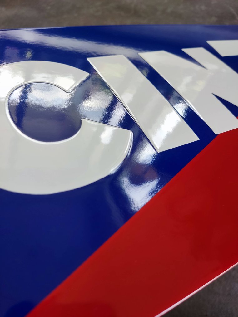 Cinzano - enamel sign Cinzano vermouth Emailschild Emaille Schild #1.0