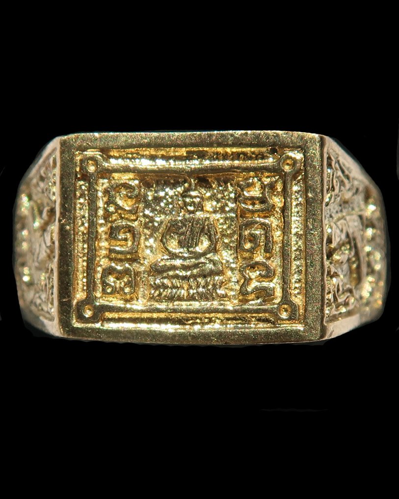 Anello del Monastero - Buddha - Guida Spirituale Incrollabile - Sentiero della Saggezza - Anello #1.1