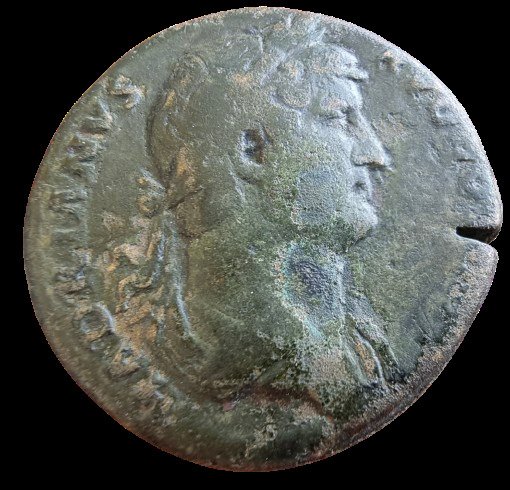 Romeinse Rijk. Hadrianus (117-138 n.Chr.). Sestertius Rome, AD 134-138 - FELICITAS AVG #1.1