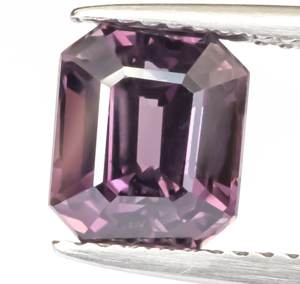 Fără preț de rezervă Spinel  - 2.34 ct - ALGT (Laboratorul pentru testarea pietrelor prețioase din Anvers) - Roz violet cenușiu #1.2