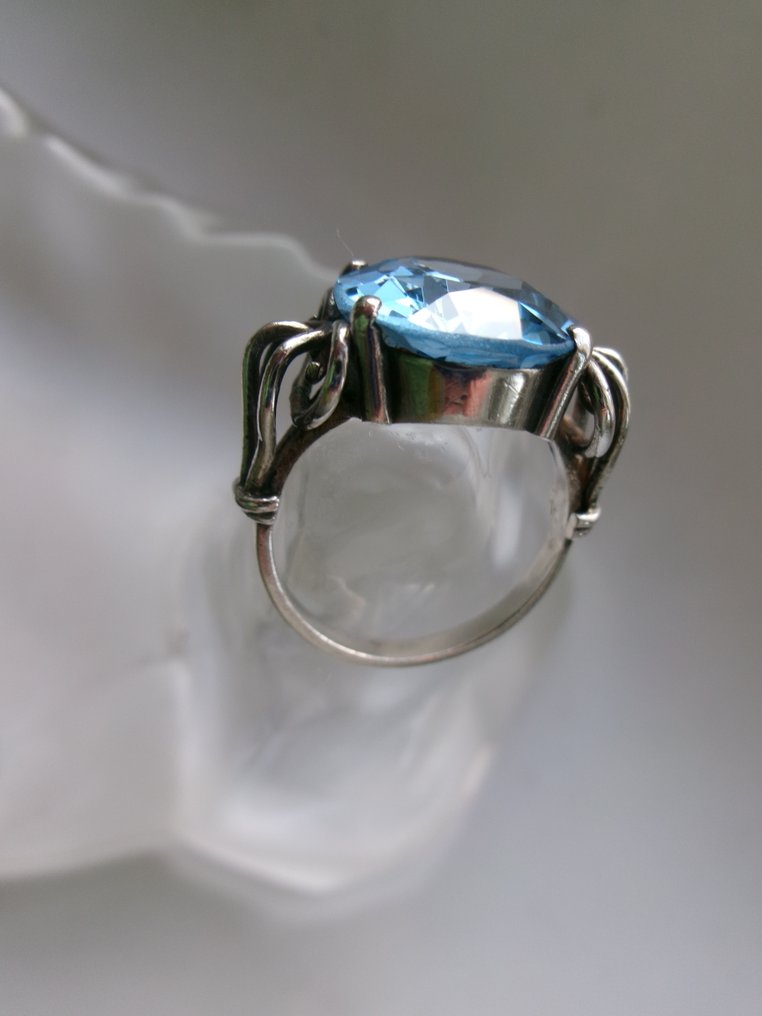 Sølv - Ring - Art Deco Spinel #2.1