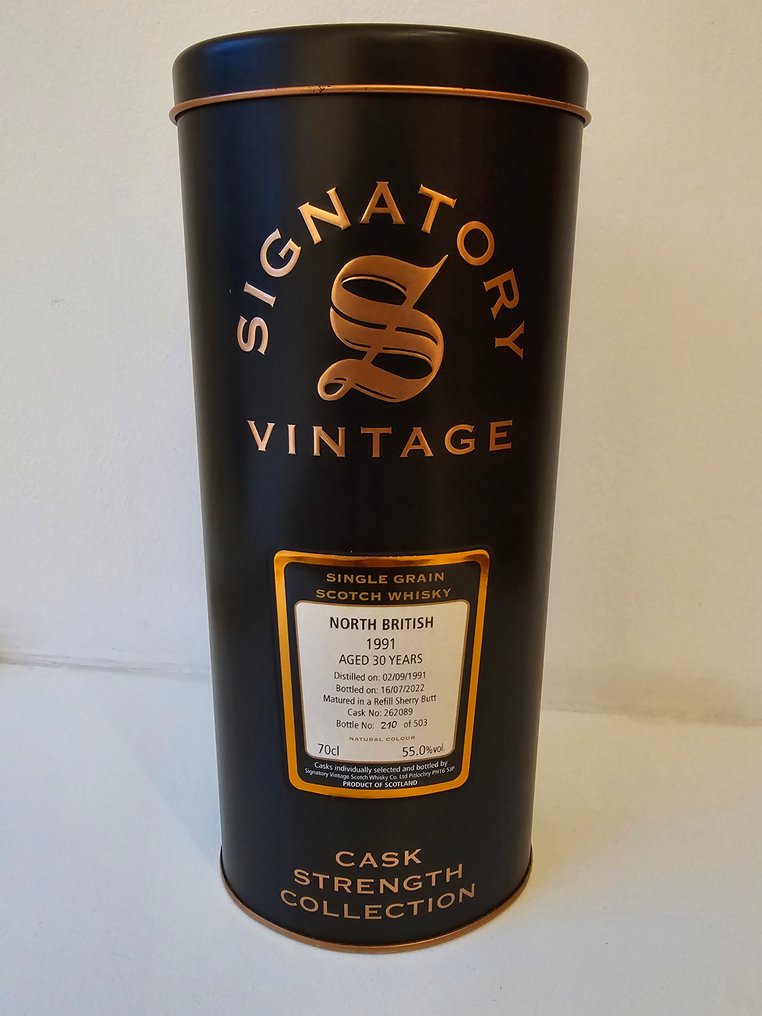 North British 1991 30 years old - Cask Strength Collection - Signatory Vintage  - b. 2022  - 70厘升 #3.1