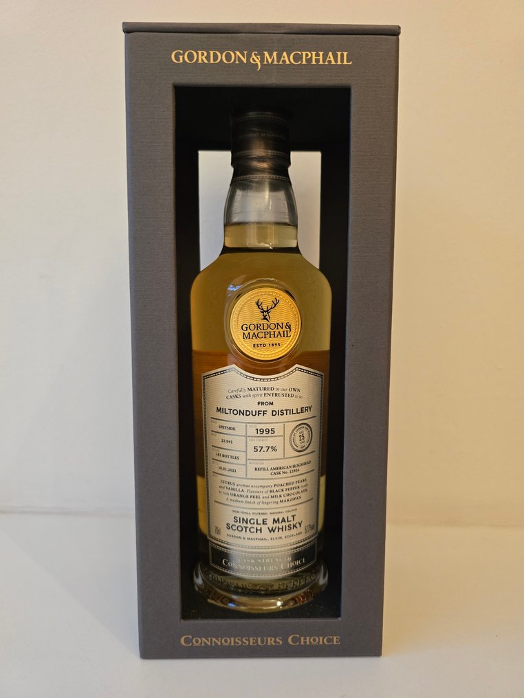 Miltonduff 1995 25 years old - Connoisseurs Choice - Gordon & MacPhail  - b. 2021  - 700ml #3.1