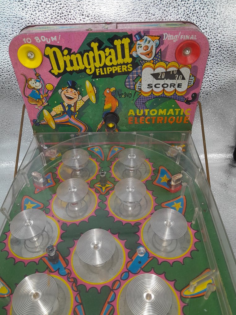 Dingba Flipper Dingball - Mechanischer Flipperautomat - 1950-1960 #2.1