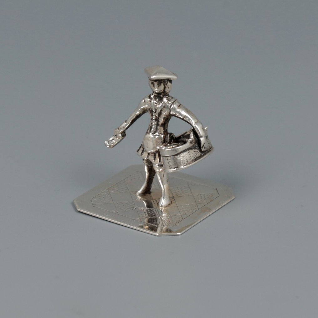 J. Zwanenburg & Zn. ca. 1900 - Timmerman *NO RESERVE* - Miniatyrfigur - .833 silver #1.1