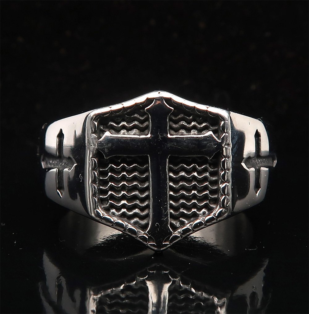 Ring of Faith of the Knights Templar - Goddelijke bescherming bij tegenspoed - Ring #1.2