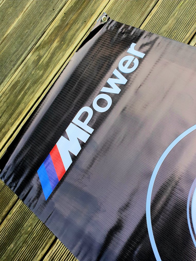 Striscione - Large banner MPower by BMW --> XL size 200 cm - Francia #2.1