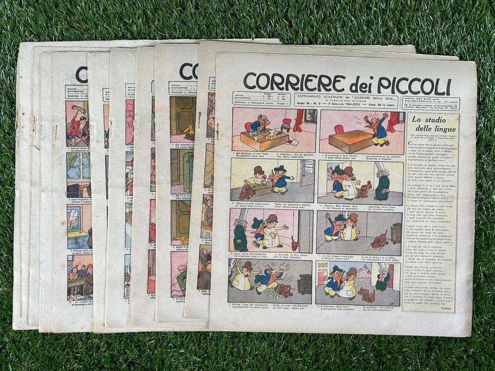 Il Corriere dei Piccoli nn 1/35, 37, 48/49, 52/53 - Anno XXXVI - 40 Zeitschrift - Erstausgabe - 1944 #3.1