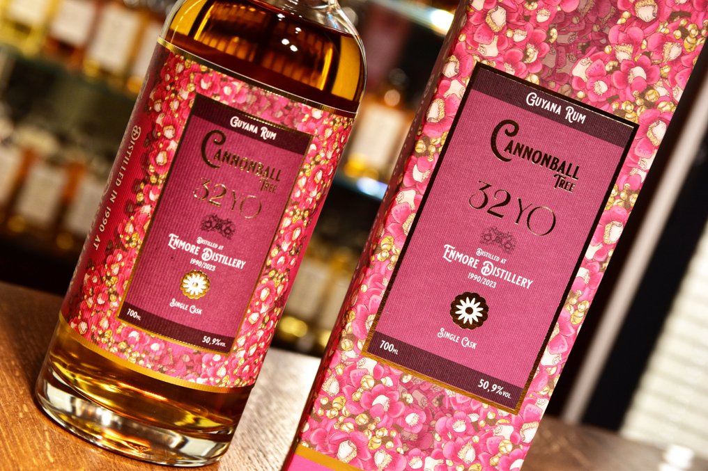Enmore (Versailles Still) 1990 32 years old Distilia - Cannonball Tree - Exclusively for Catawiki - Floral Rum Series - b. 2023 - 700ml #4.3