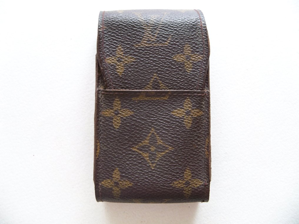 Louis Vuitton - Cigarettatartó - Bevonatos vászon, Taiga bőr #1.1