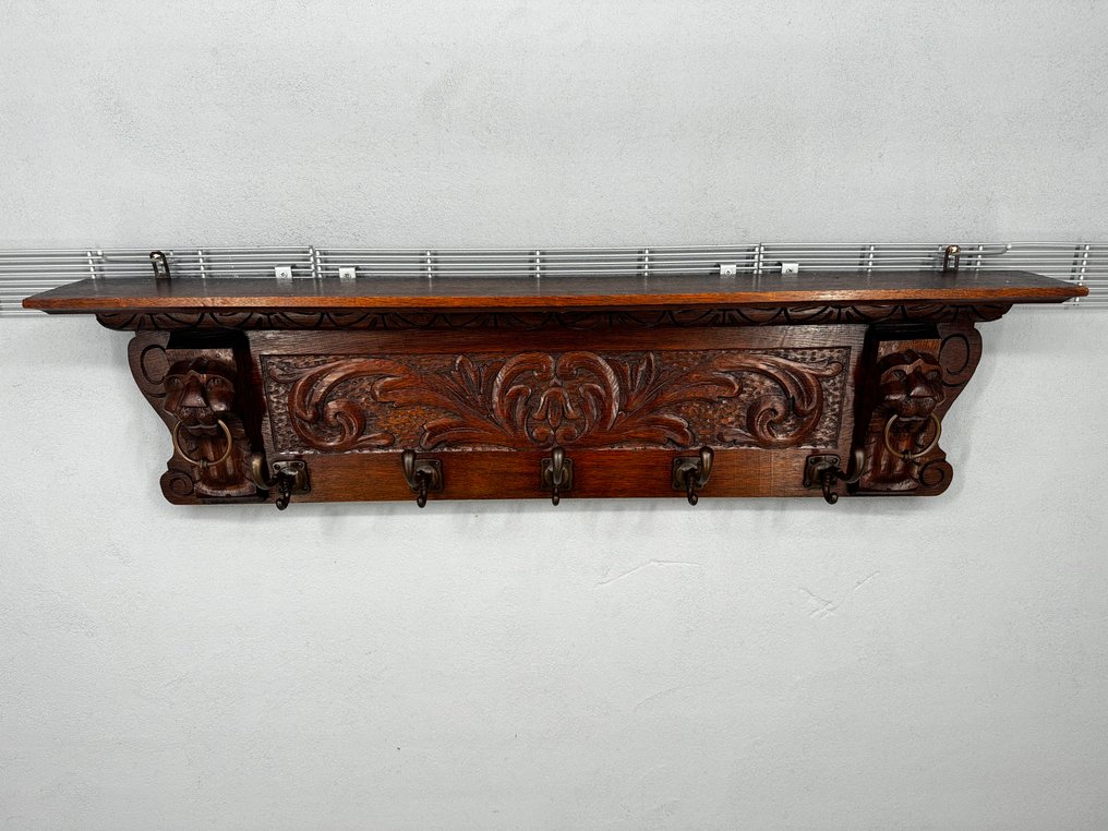 Mechelse kapstok met karakteristieke haken - Coat rack - Wood #2.2