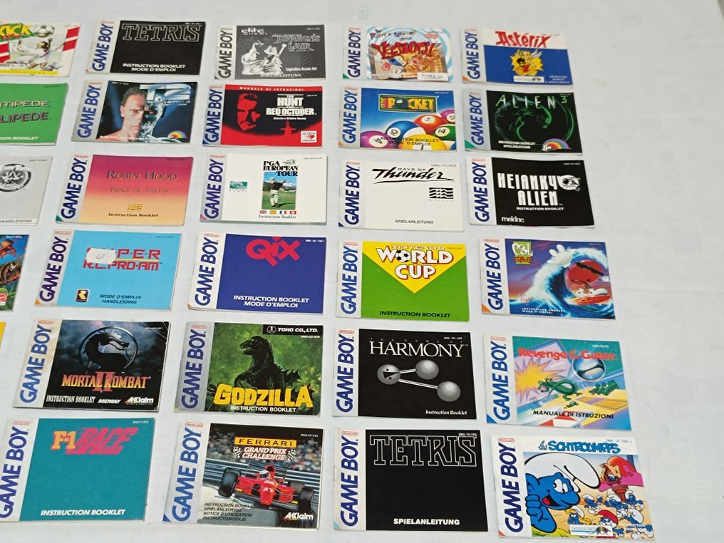 (30)Nintendo - Gameboy Classic - 30 Game Boy Classic Game Manuals - Videospill-sett #2.2