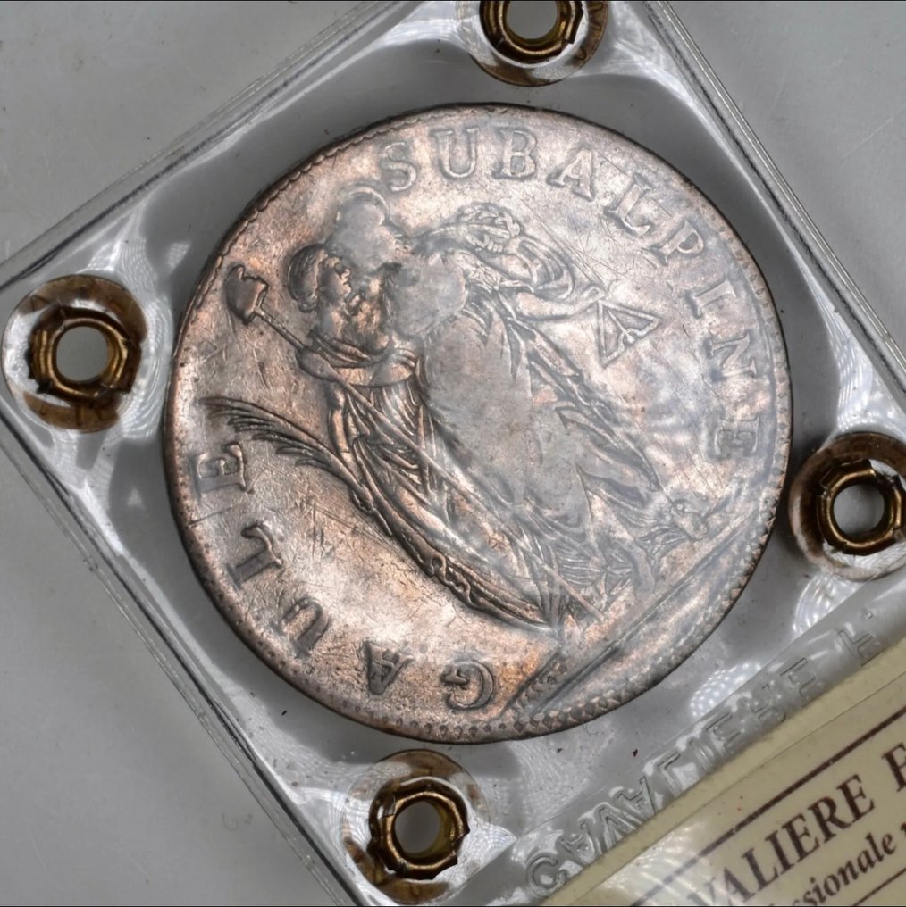 Ιταλία. Repubblica Subalpina. 5 Franchi 1802 An X #1.0