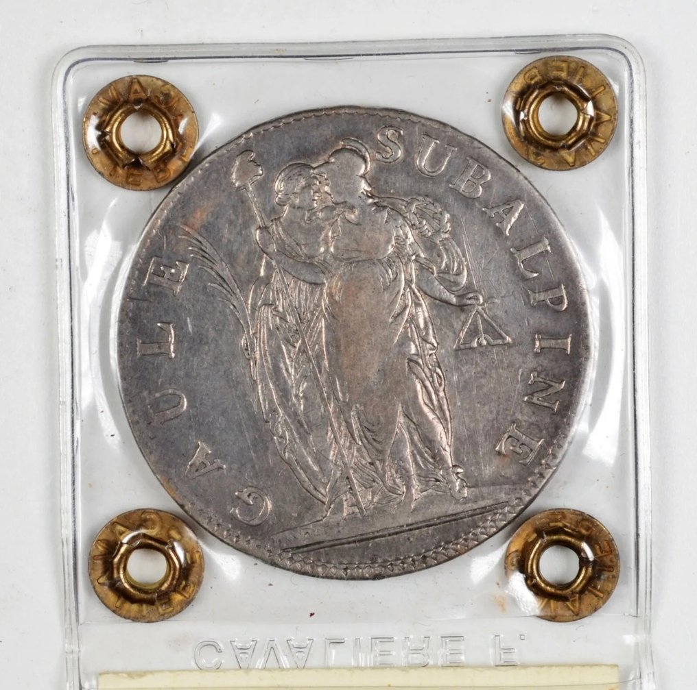 Ιταλία. Repubblica Subalpina. 5 Franchi 1802 An X #3.2