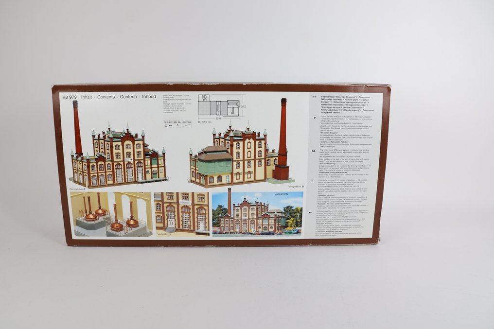 Faller H0 - 130979 - Model train building kits (1) - Hirschen Brewery; unbuilt and complete #3.1